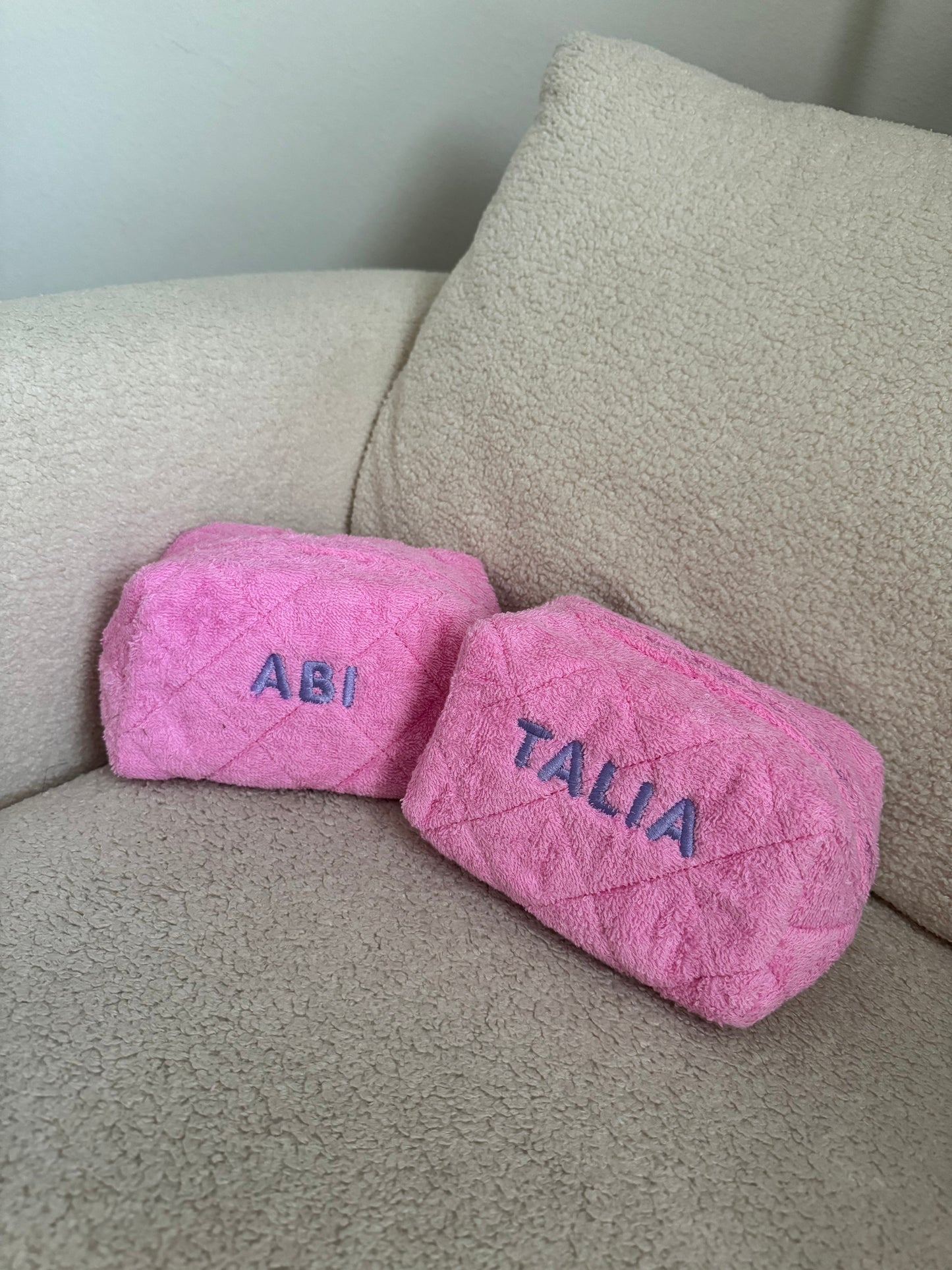 Quilted Terry Toiletry Bag