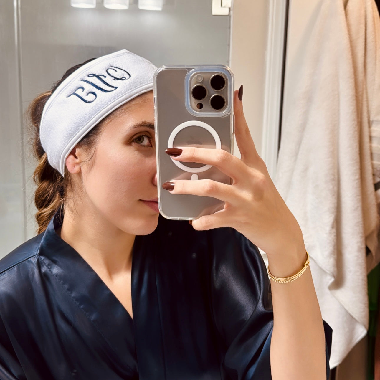 Personalized Spa Headband Set