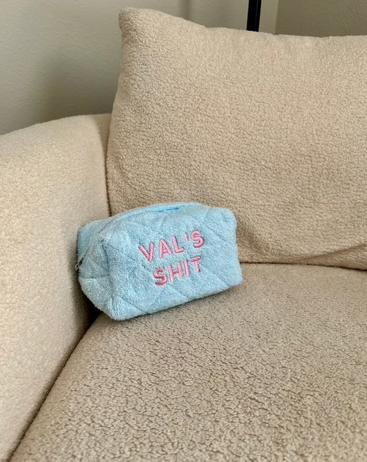 "Your Shit" Terry Toiletry Bag